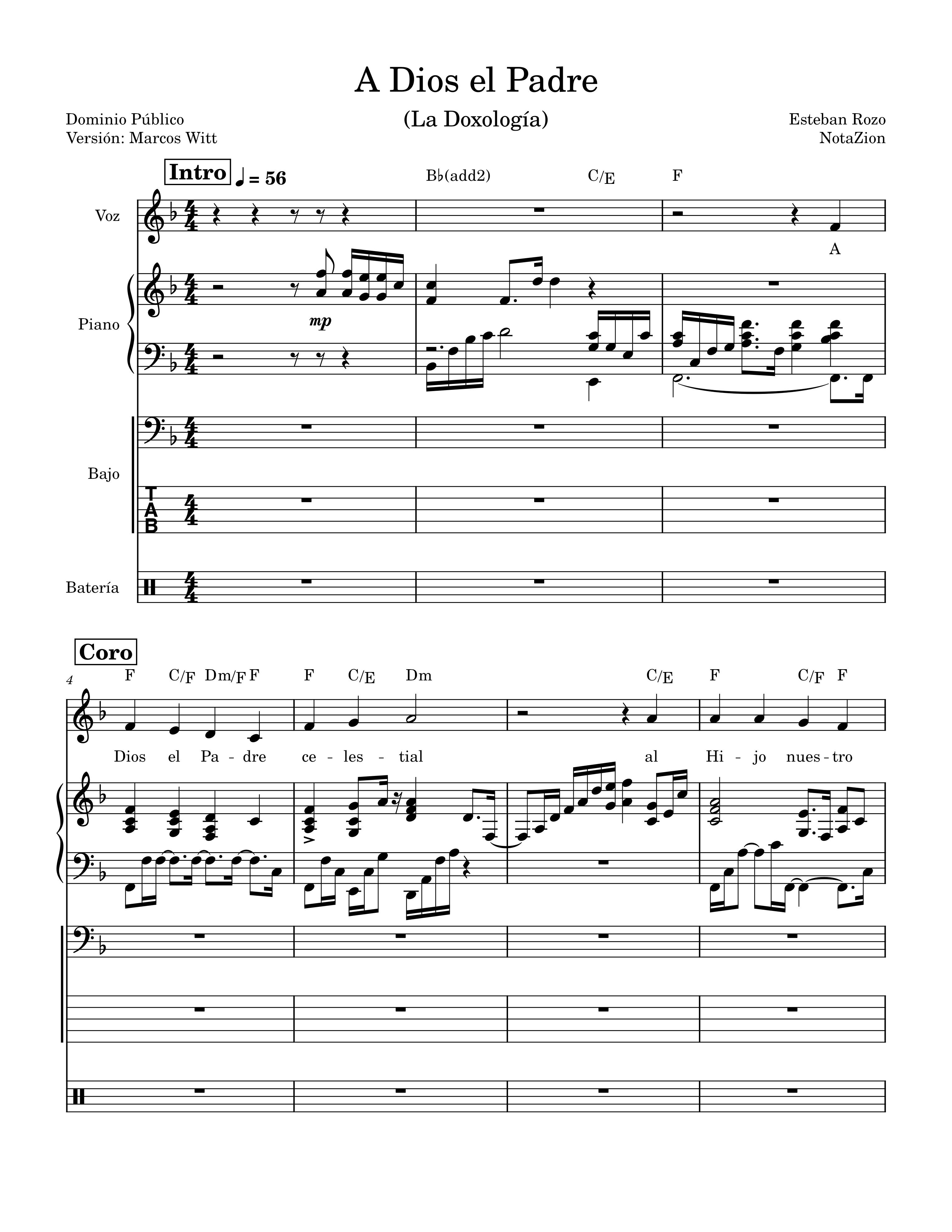 A Dios el Padre - Marcos Witt