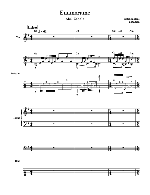 Enamorame - Abel Zabala